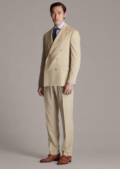 Men's Ralph Lauren Kent Handmade Gabardine Suits | 567980WNA